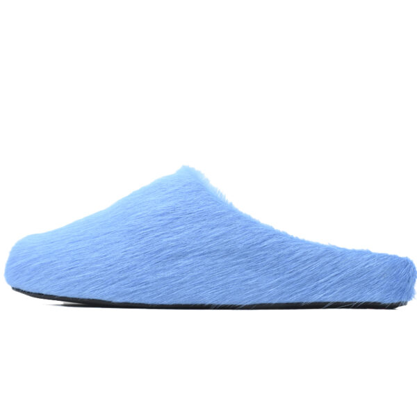 Marni Long-hair Calfskin Fussbett Sabot Blue SBMR000600P412200B50