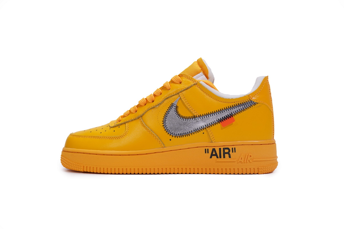 Off-White x Nike Air Force 1 Low University Gold  DD1876-700 - Image 1