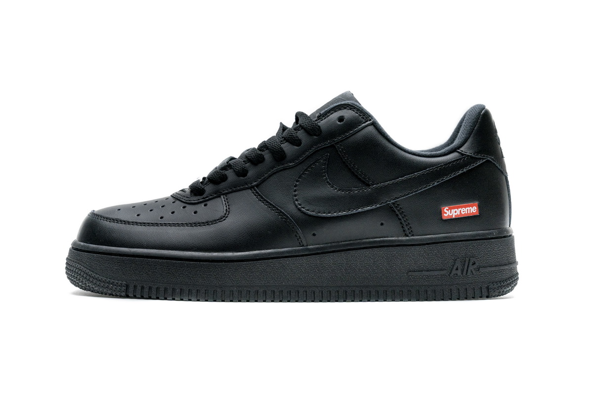 Supreme x Air Force 1 Low Black CU9225-001 - Image 1