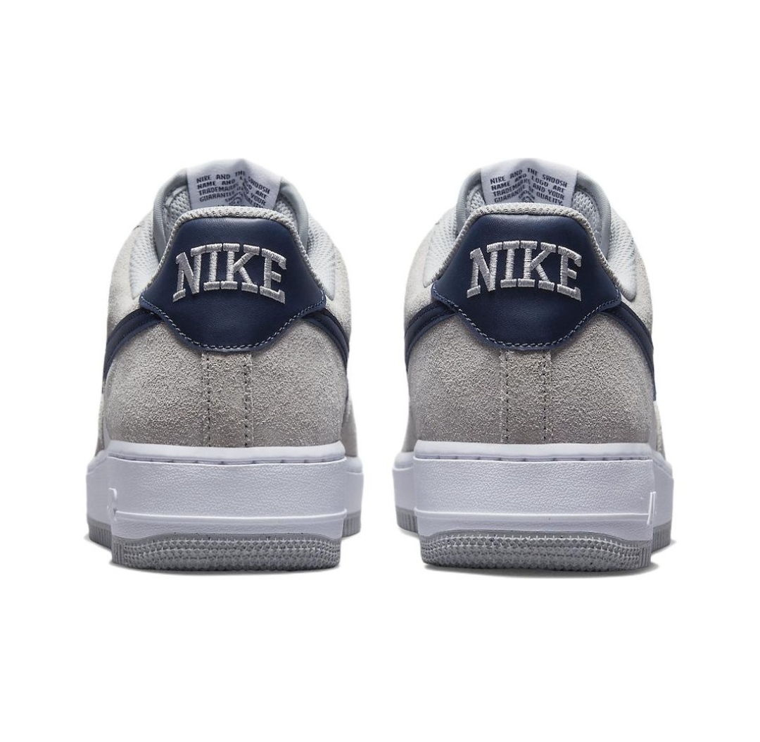 Nike Air Force 1 Low Sneakers White Gray Blue - Image 2