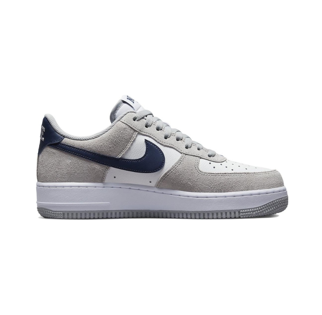 Nike Air Force 1 Low Sneakers White Gray Blue - Image 3