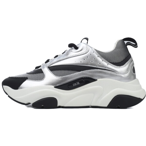 Dior B22 Sneakers  Black Grey Silver