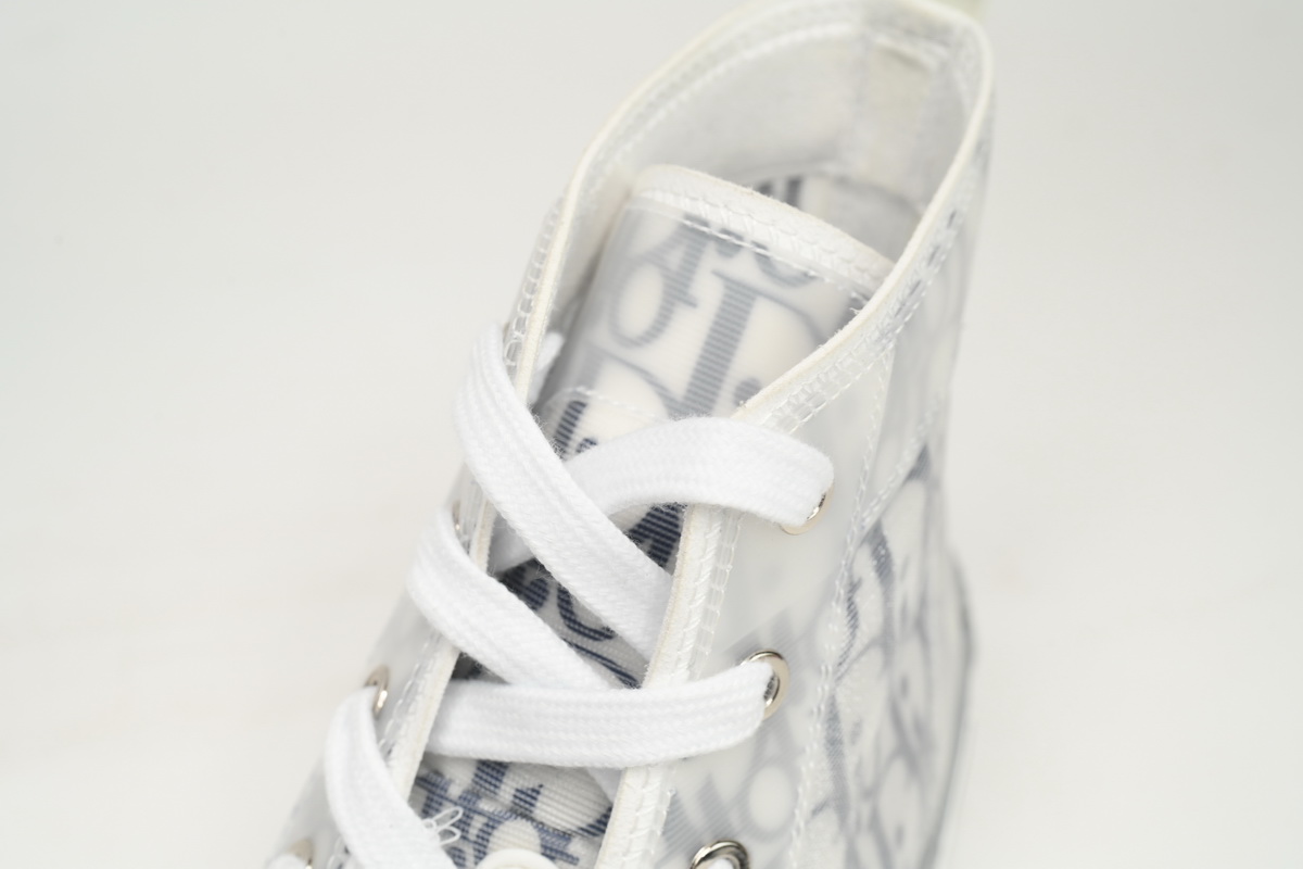 Dior B23 HT Oblique Transparency High White Blue Gray - Image 8