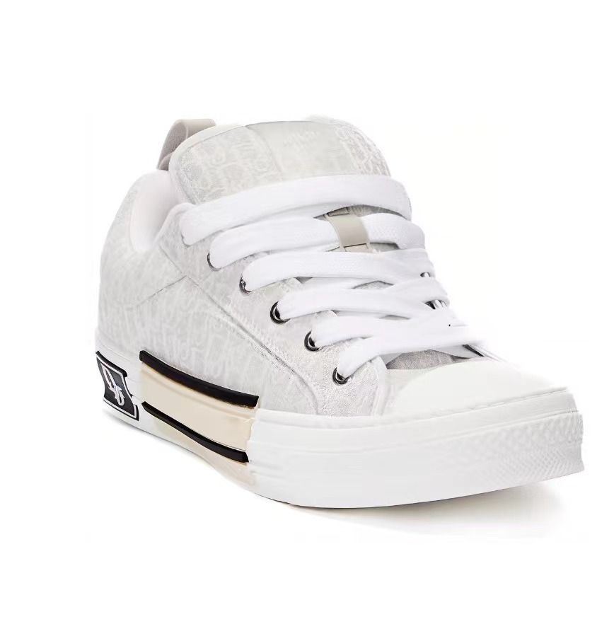 Dior B23 Skater Low Top Cream Dior Oblique Jacquard 3SN292ZUY_H800 - Image 3
