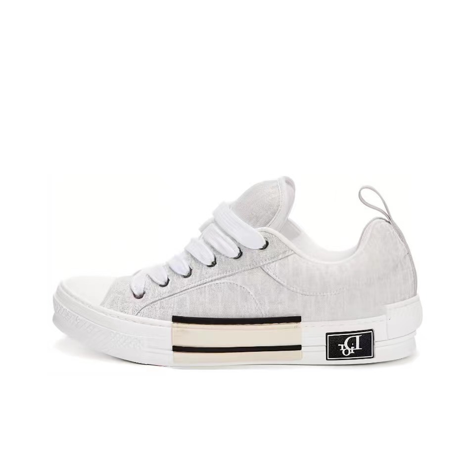 Dior B23 Skater Low Top Cream Dior Oblique Jacquard 3SN292ZUY_H800 - Image 1