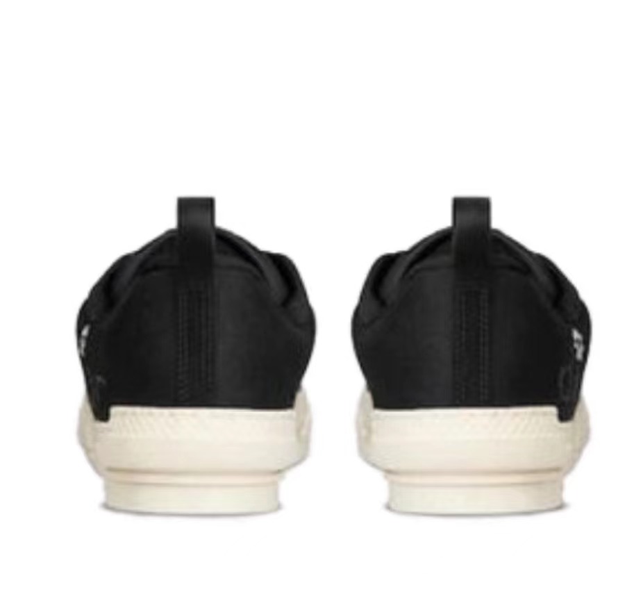 Dior B23 Skater Low Top ERL Black Cotton Canvas 3SN292ZWC_H968 - Image 4