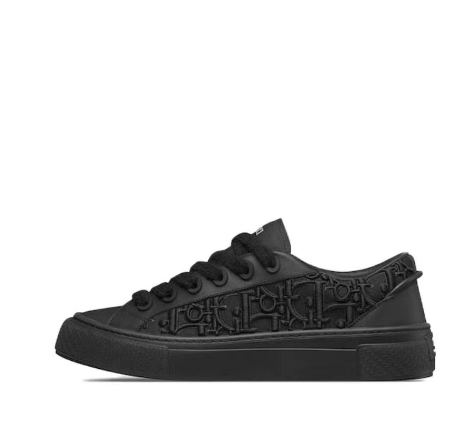 Dior B33 Sneaker Black Smooth Calfskin Oblique Raised Embroidery 3SN303ZYQ_H900 - Image 1