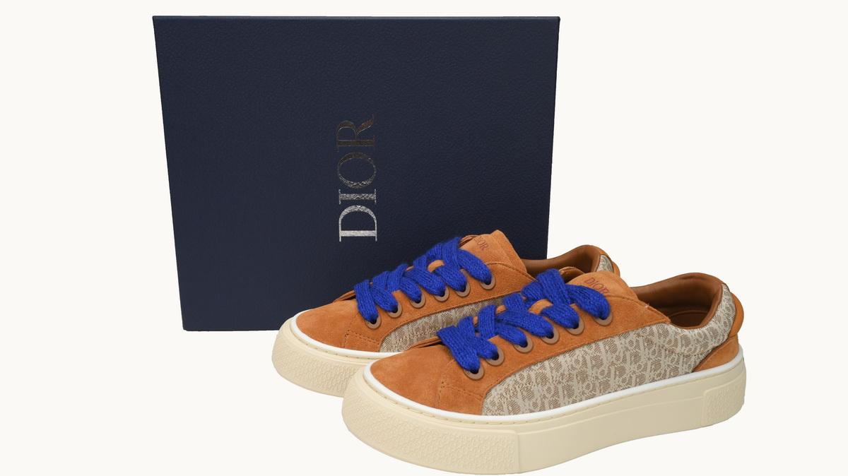 Dior B33 Sneakers  Release Brown Blue 3SN272 ZIR1 6536 - Image 2