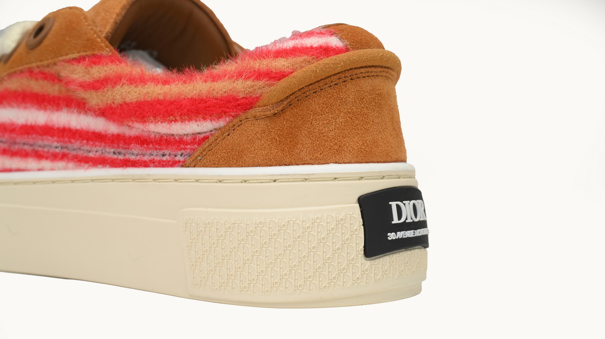 Dior B33 Sneakers  Release Brown Red Stripes 3SN272 ZIR1 6536 - Image 9