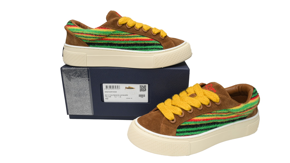 Dior B33 Sneakers  Release Brown Stripe 3SN272 ZIR1 6536 - Image 2