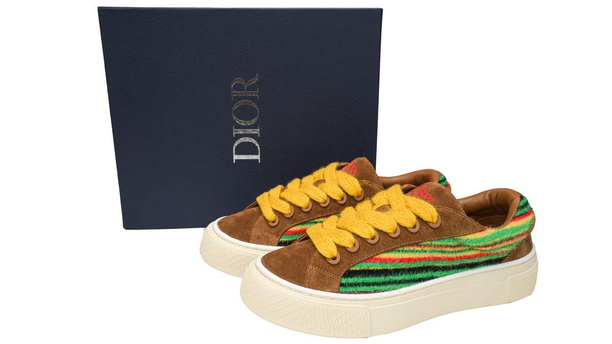 Dior B33 Sneakers  Release Brown Stripe 3SN272 ZIR1 6536 - Image 3