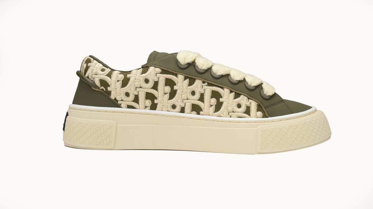Dior B33 Sneakers  Release Khaki Embroidery 3SN272 ZIR1 6536 - Image 6