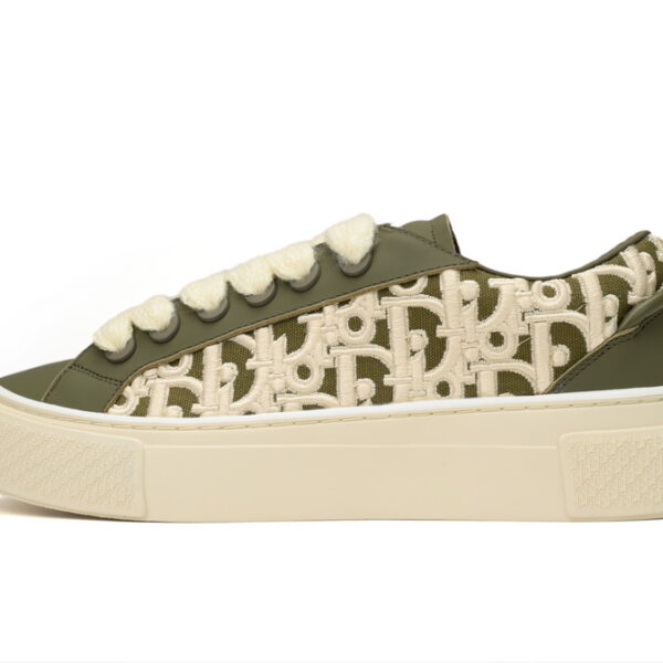 Dior B33 Sneakers  Release Khaki Embroidery 3SN272 ZIR1 6536