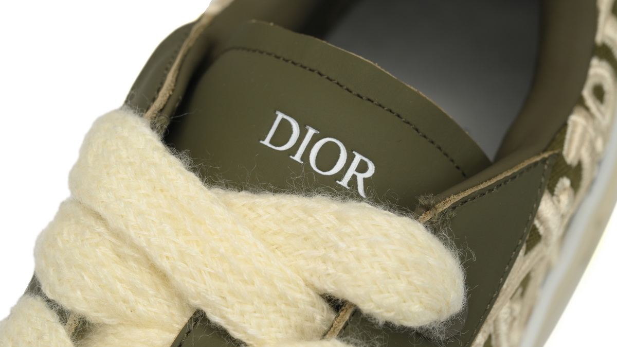 Dior B33 Sneakers  Release Khaki Embroidery 3SN272 ZIR1 6536 - Image 8
