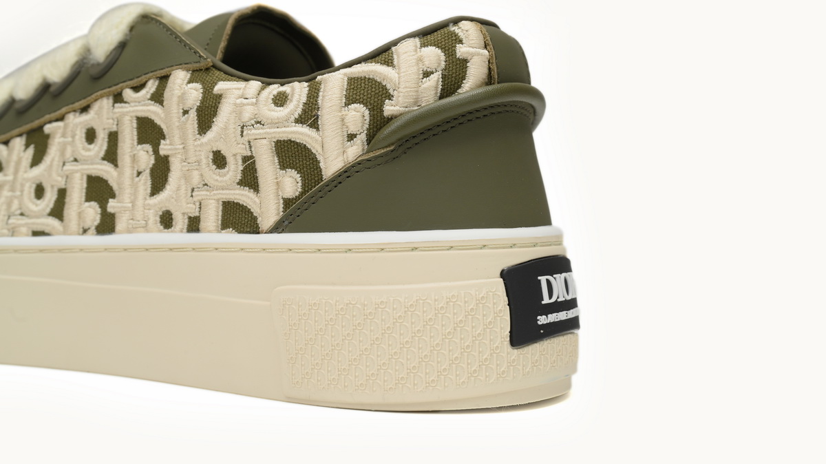 Dior B33 Sneakers  Release Khaki Embroidery 3SN272 ZIR1 6536 - Image 9