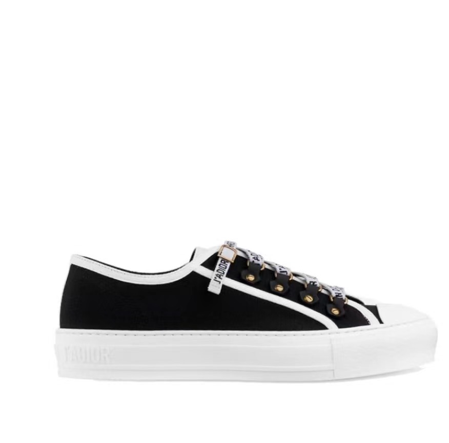 Dior Walk'N'Dior Low Top Black Canvas  KCK177CVA_S12X - Image 3