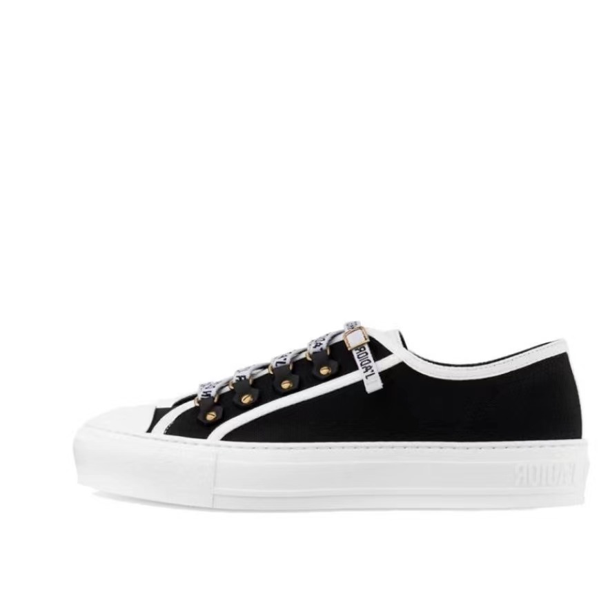 Dior Walk'N'Dior Low Top Black Canvas  KCK177CVA_S12X - Image 1