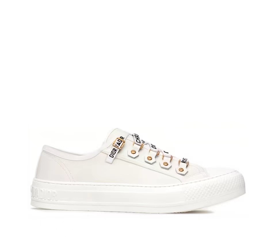 Dior Walk'N'Dior Low Top White Canvas  KCK177CVA_S06W - Image 3