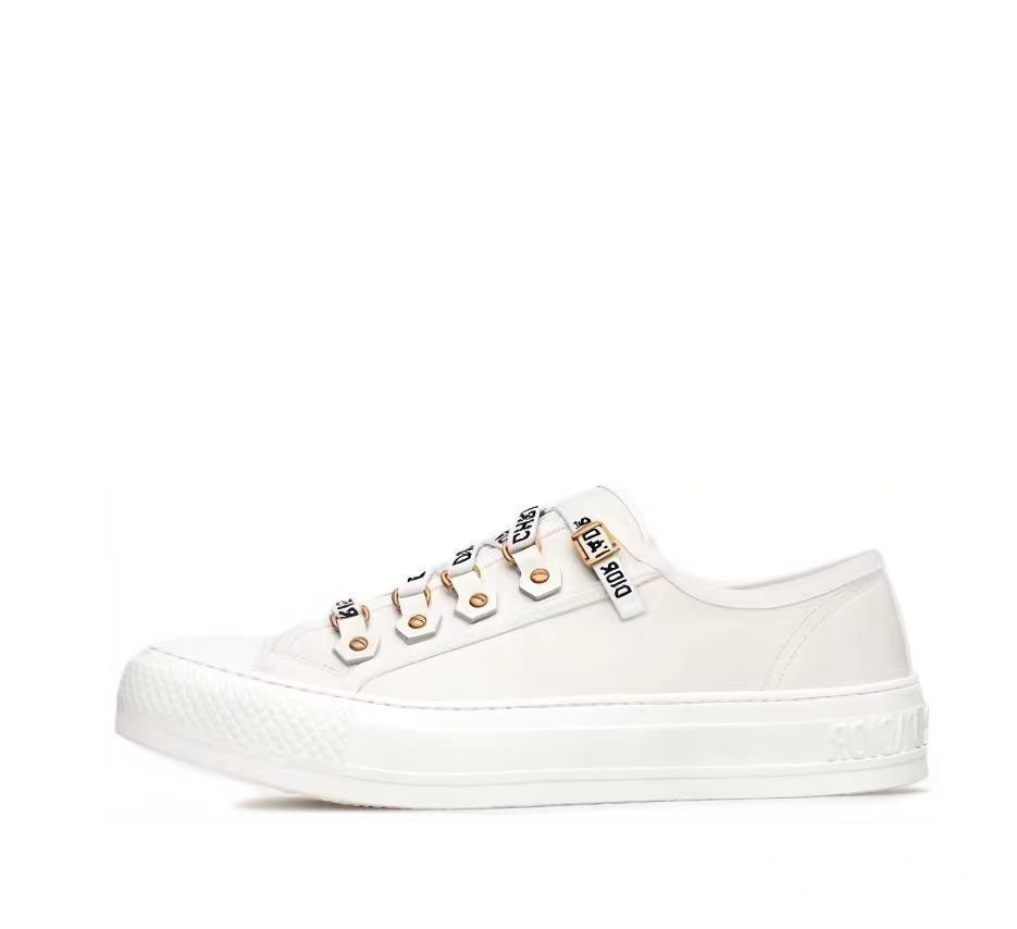 Dior Walk'N'Dior Low Top White Canvas  KCK177CVA_S06W - Image 1