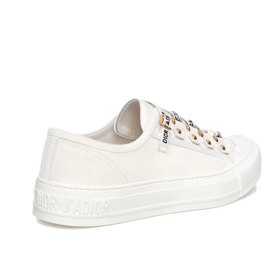 Dior Walk'N'Dior Low Top White Canvas  KCK177CVA_S06W - Image 5