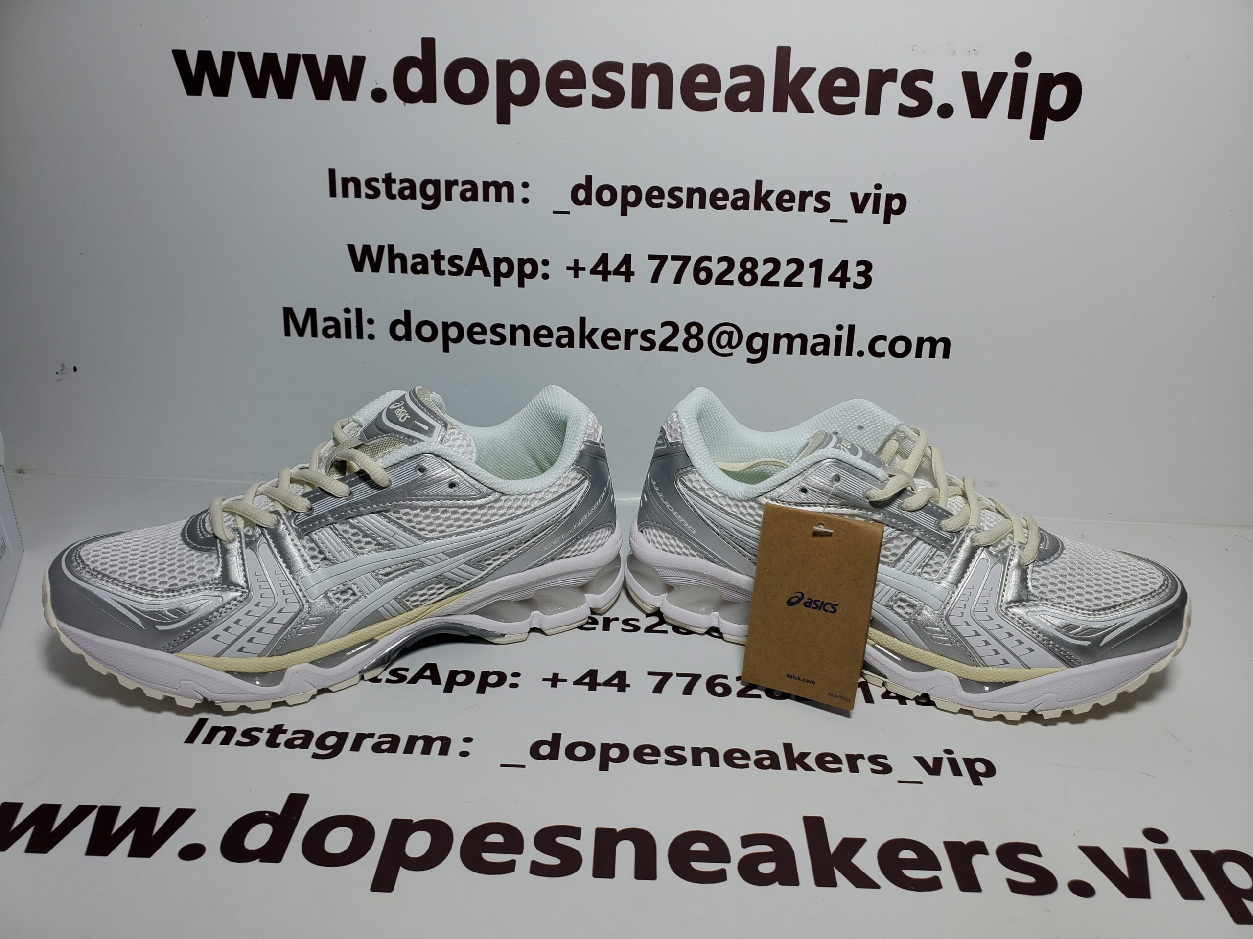 JJJJound x Asics Gel Kayano 14 'Silver White' 1201A457-100 - Image 4