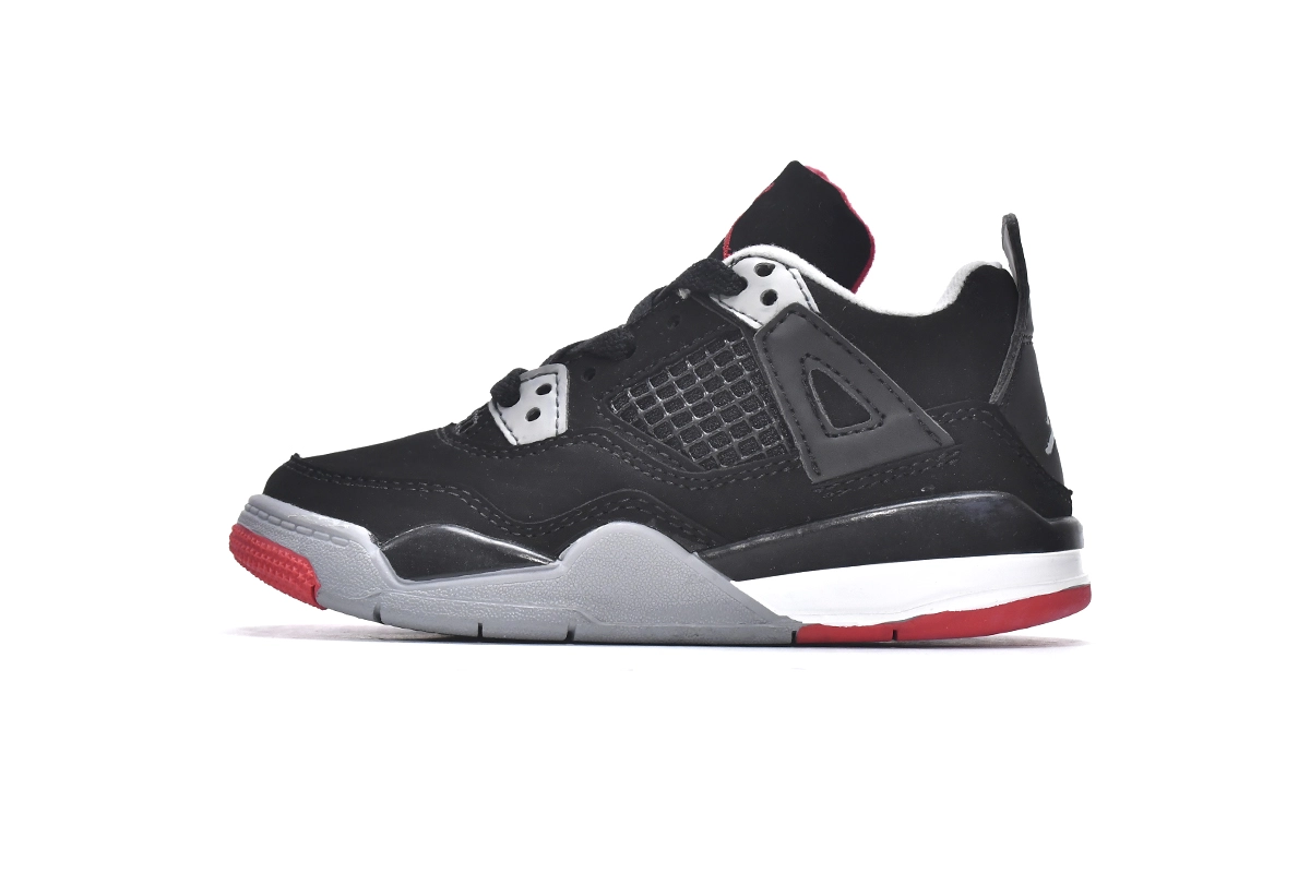 Jordan 4 Kids Shoes Retro Bred (2019) BQ7660-060 - Image 1