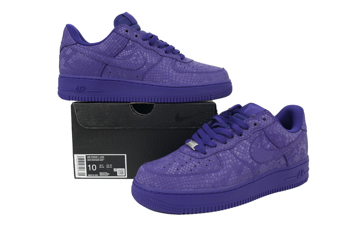Kobe Bryant x Air Force 1 Low 'Court Purple' IB0018-500 - Image 9