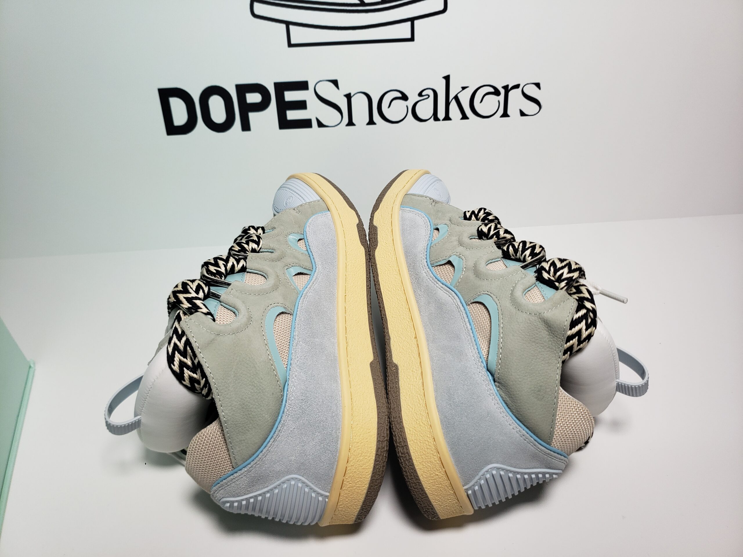 Lanvin Leather Curb Light Blue Gum FW-SKDK02-DRA2-A2121 - Image 11