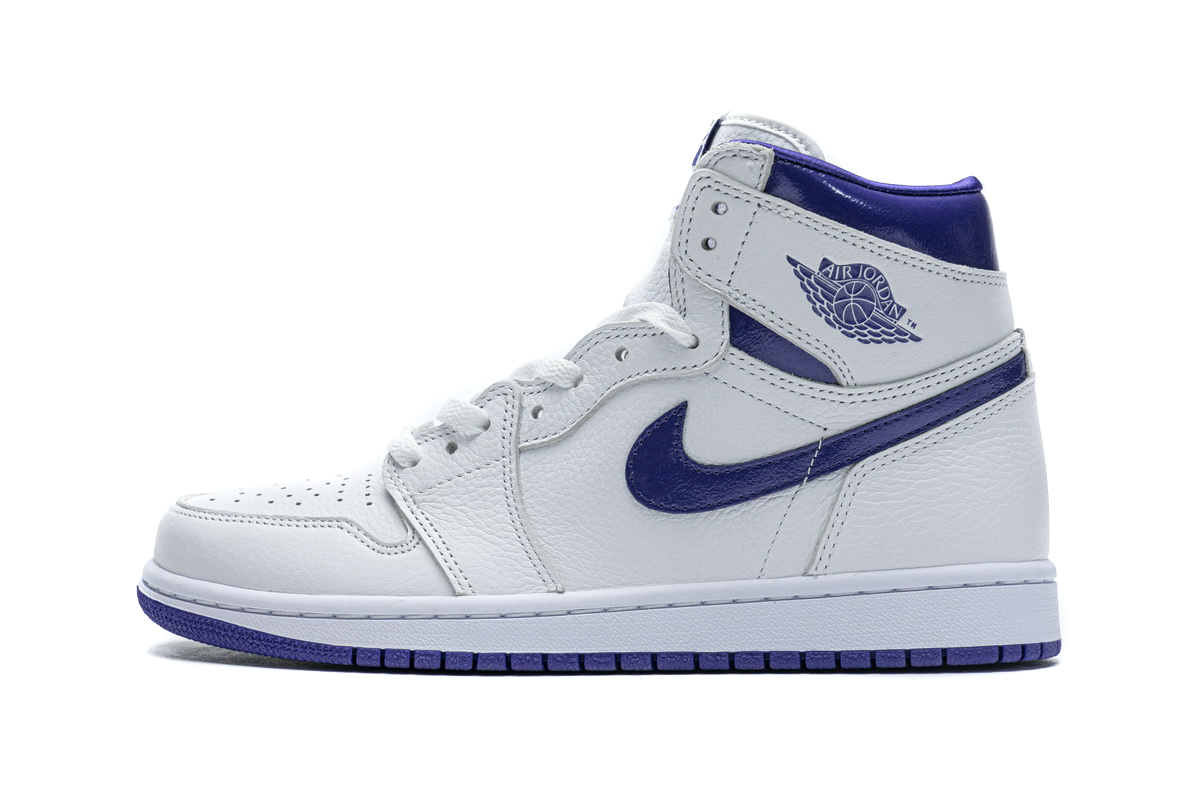 Air Jordan 1 Retro High OG White Purple CD0461-151 - Image 1