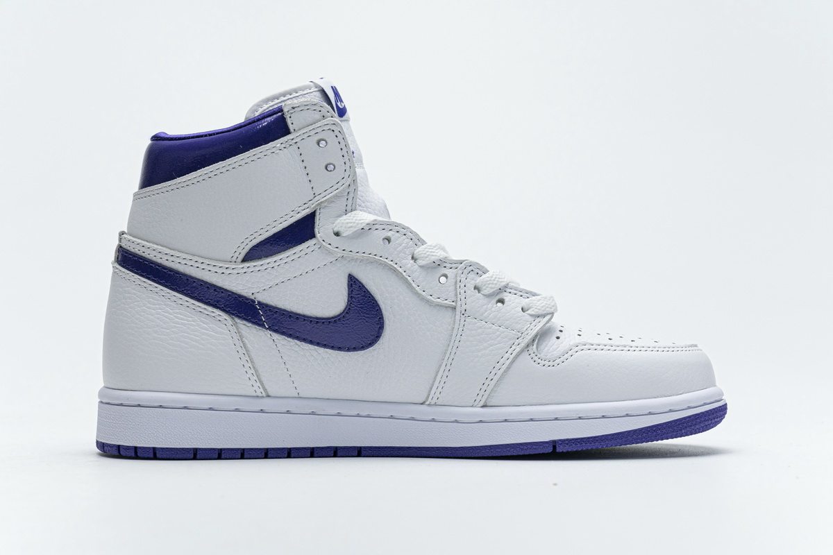 Air Jordan 1 Retro High OG White Purple CD0461-151 - Image 3