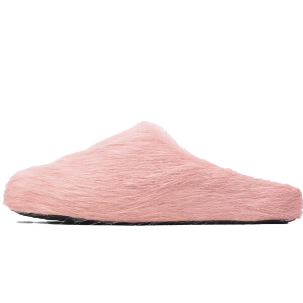 Marni Long-hair Calfskin Fussbett Sabot Pink SBMS004601P412200C29