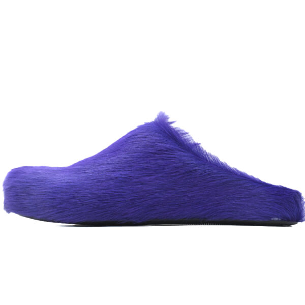 Marni Long-hair Calfskin Fussbett Sabot Purple SBMR000600P623600C74