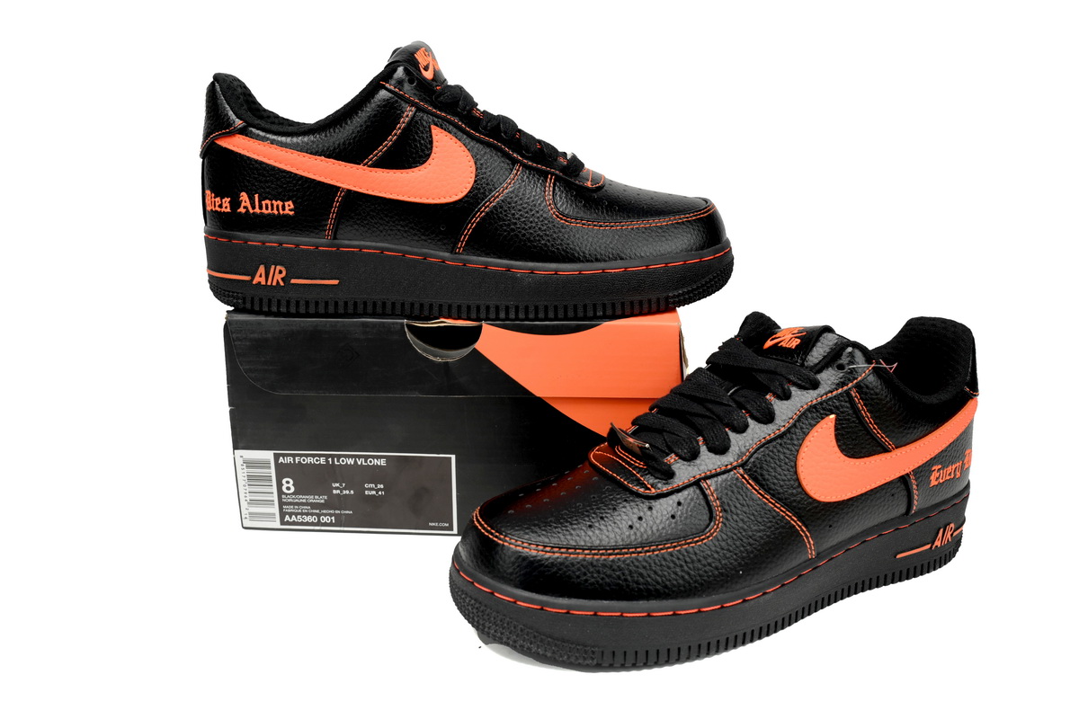 Mens VLONE x Nike Air Force 1 Low Vlone AA5360-001 - Image 3