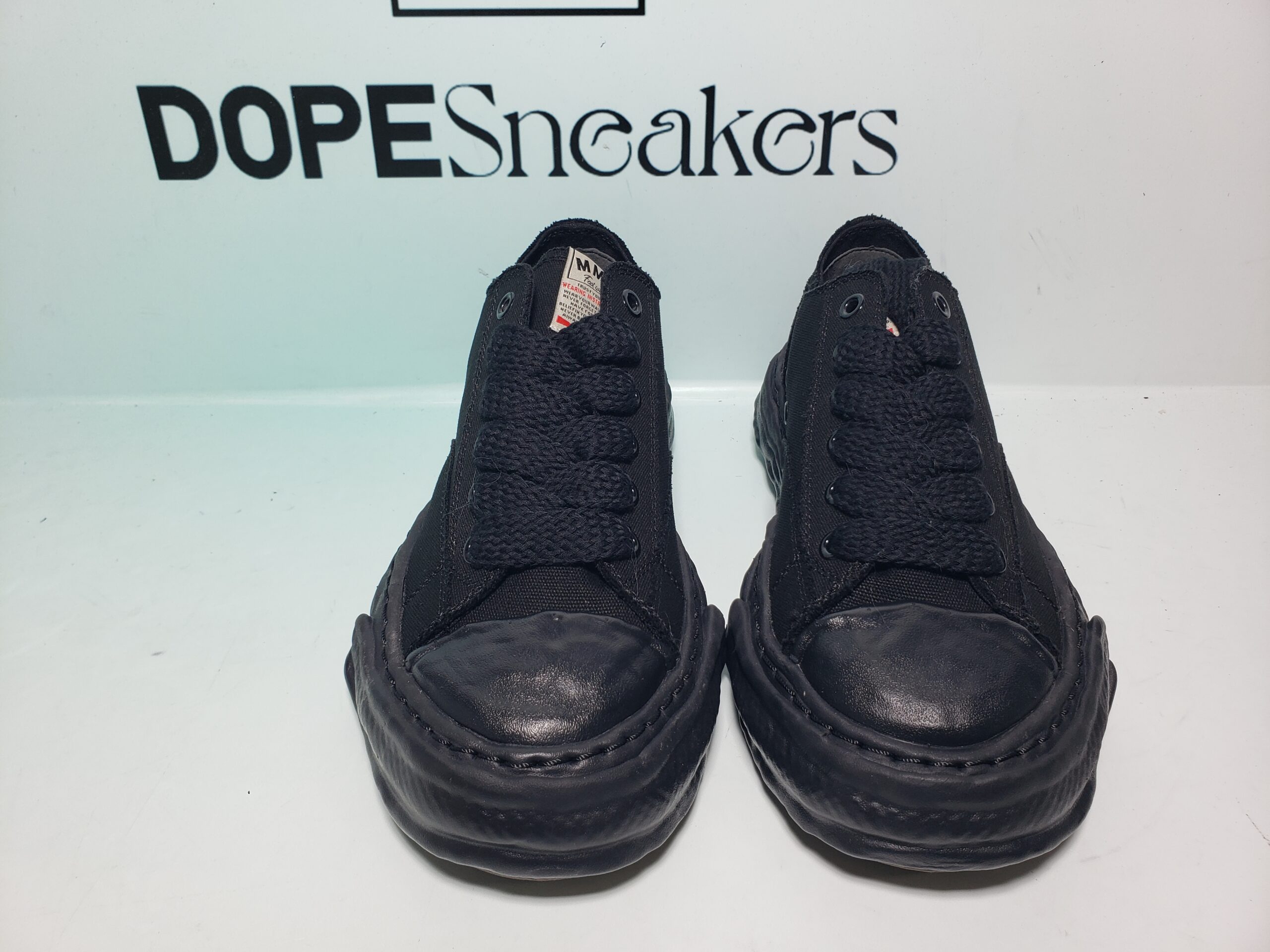 Mihara Yasuhiro Peterson OG Sole Canvas Low Black  NO.803 A01FW702-BLKBLK - Image 7