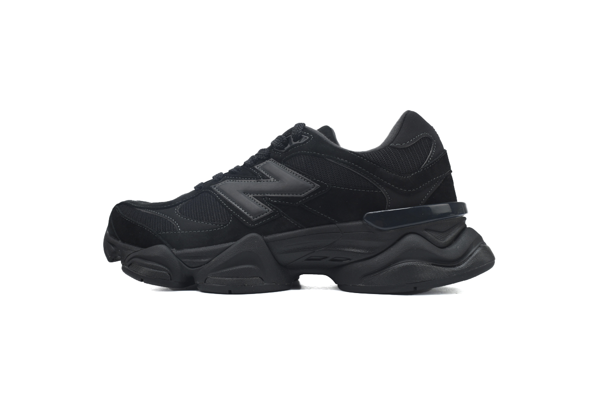 new_balance_9060__triple_black_suede__u9060bpm_1B610C30FEA15 New Balance 9060 'Triple Black Suede' U9060BPM - Image 1