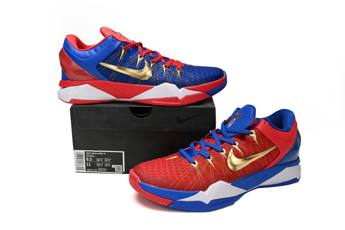 New Sale Nike Zoom Kobe 7 VII Red Royal 488371-406 - Image 3