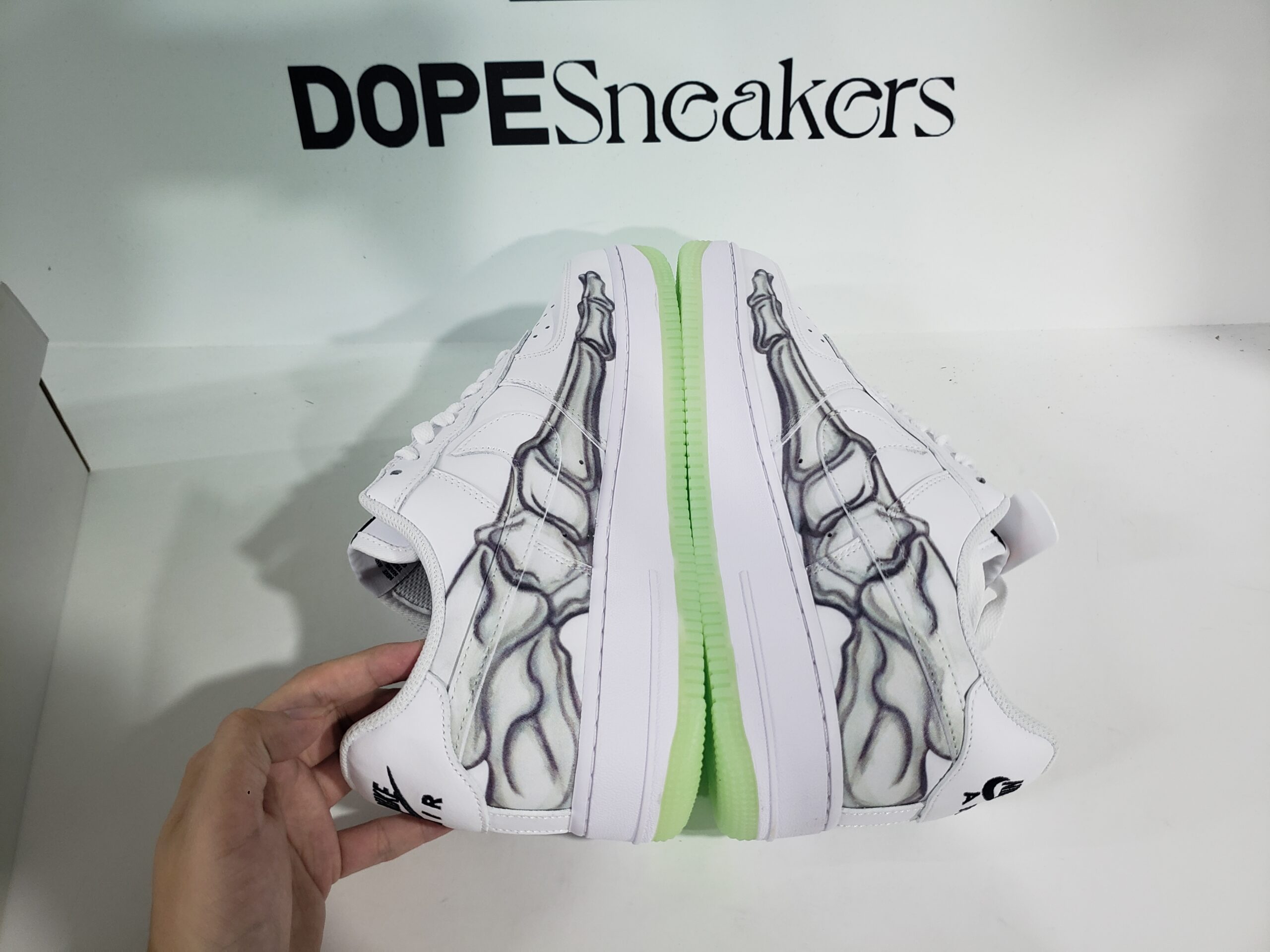 Nike Air Force 1 Low Skeleton Halloween (2018) BQ7541-100 - Image 7