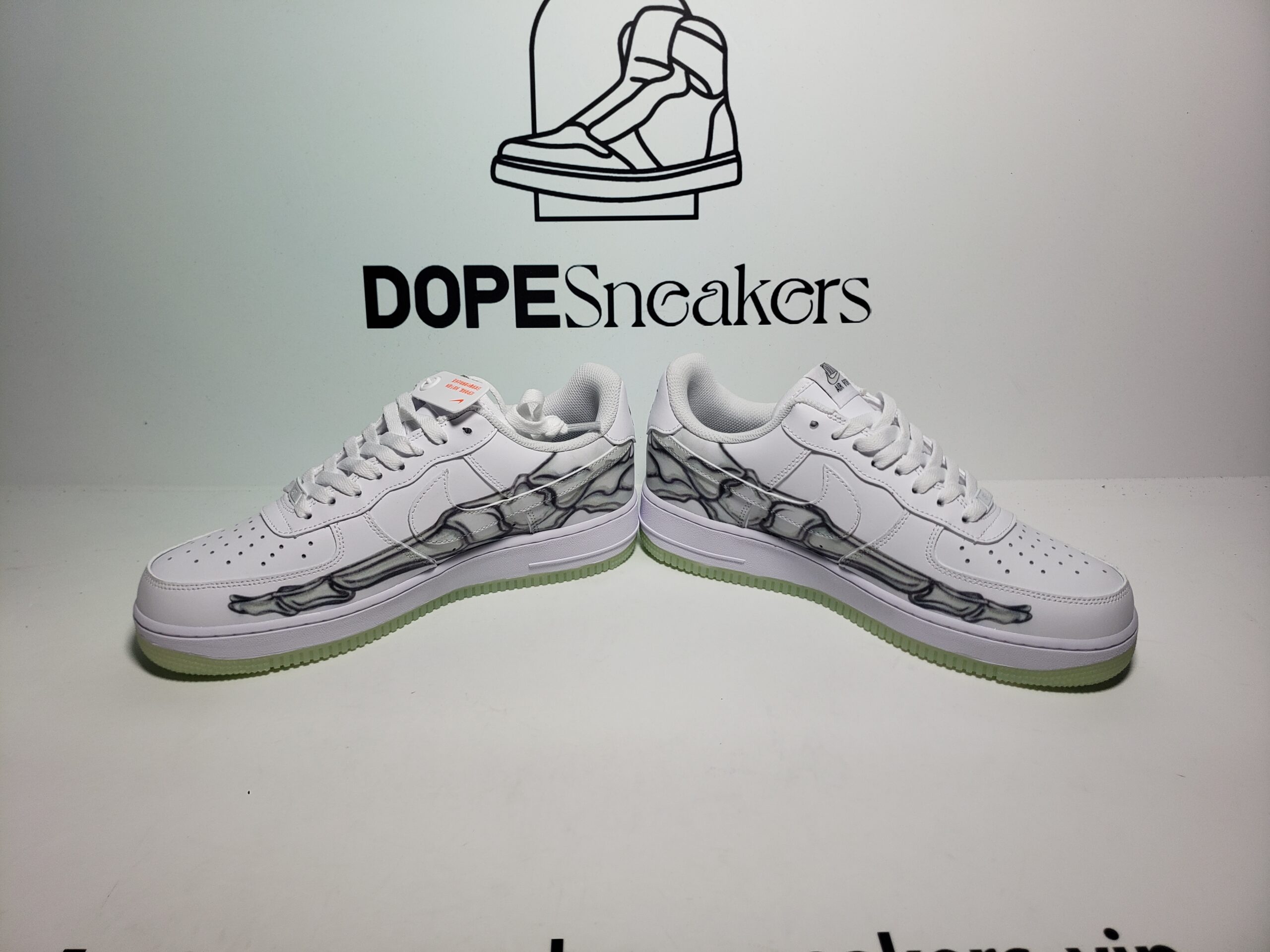 Nike Air Force 1 Low Skeleton Halloween (2018) BQ7541-100 - Image 13