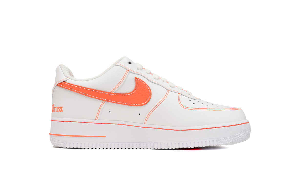Nike Air Force 1 Low Vlone White Orange AA5360-100 - Image 7