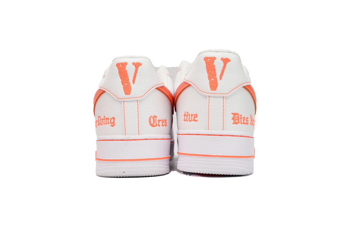 Nike Air Force 1 Low Vlone White Orange AA5360-100 - Image 4