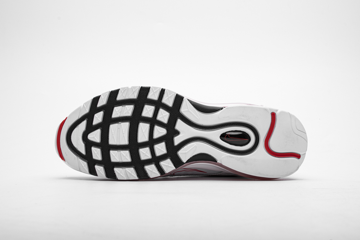 Nike Air Max 97 Sketch Logo White Black Red CK9397-100 - Image 9
