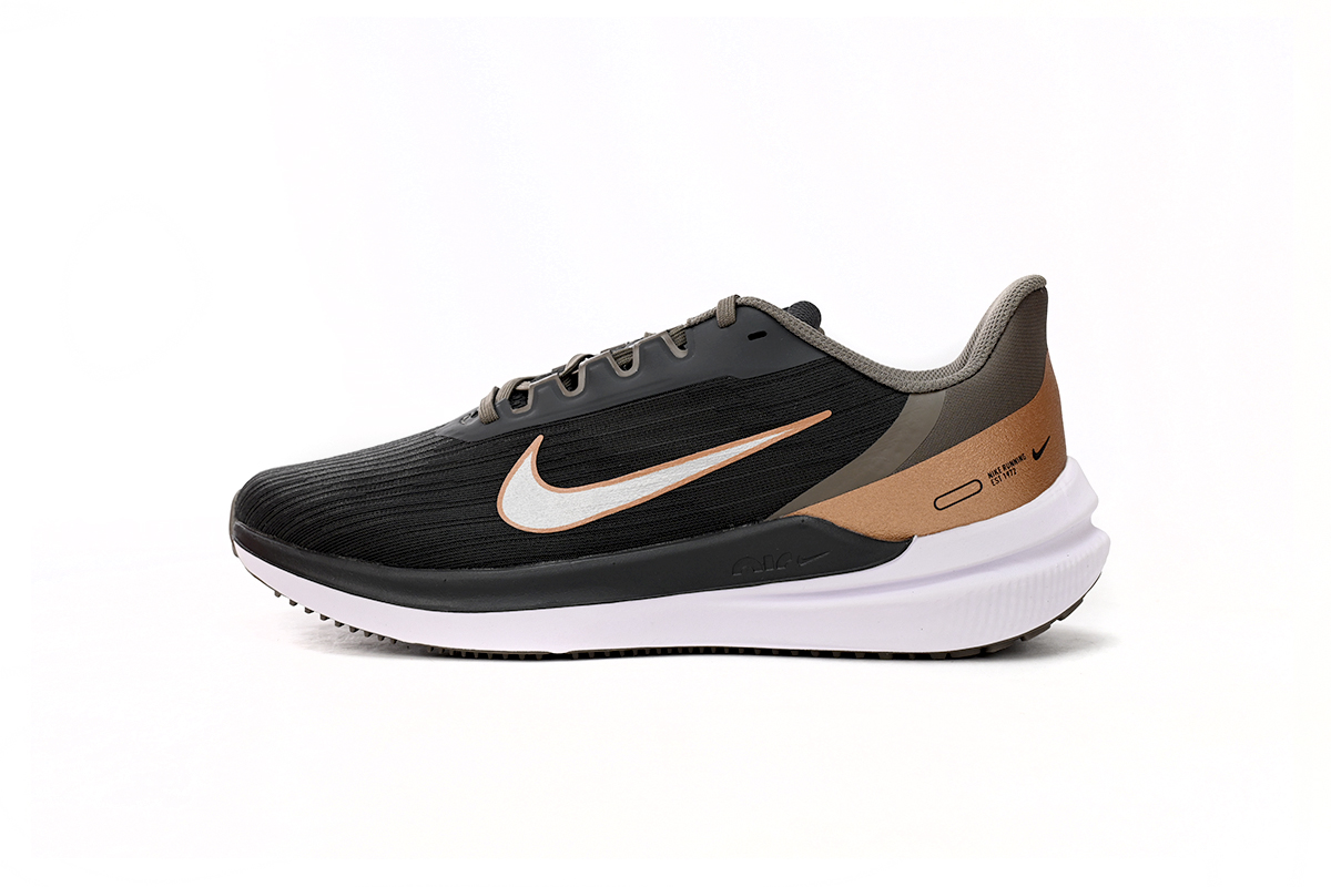 Nike Air Winflo 9 Black And White Brown DD8686-005 - Image 1