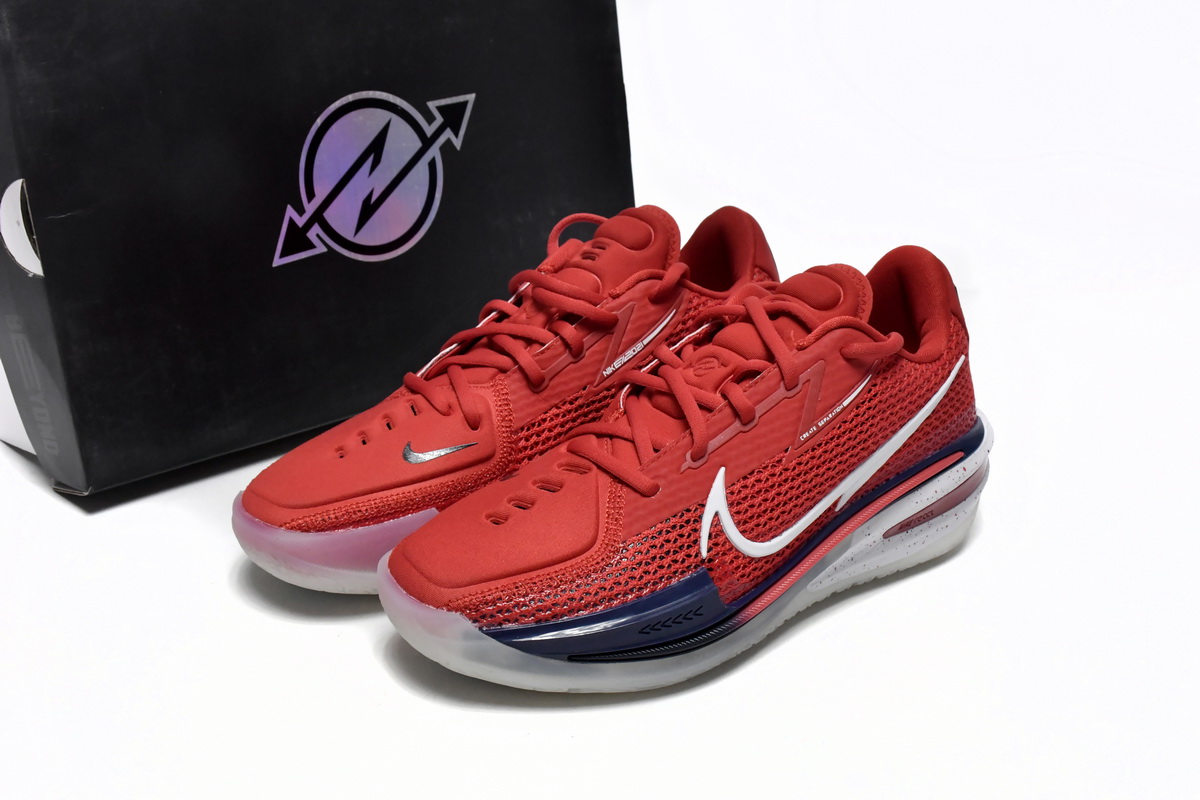 Nike Air Zoom G.T. Cut White Laser Red DM4551 -600 - Image 2