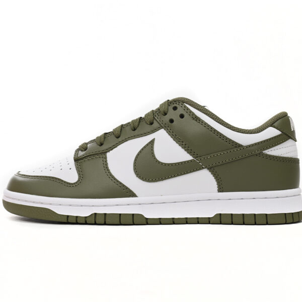 Nike Dunk Low White Scattered olive Green DD1503-200