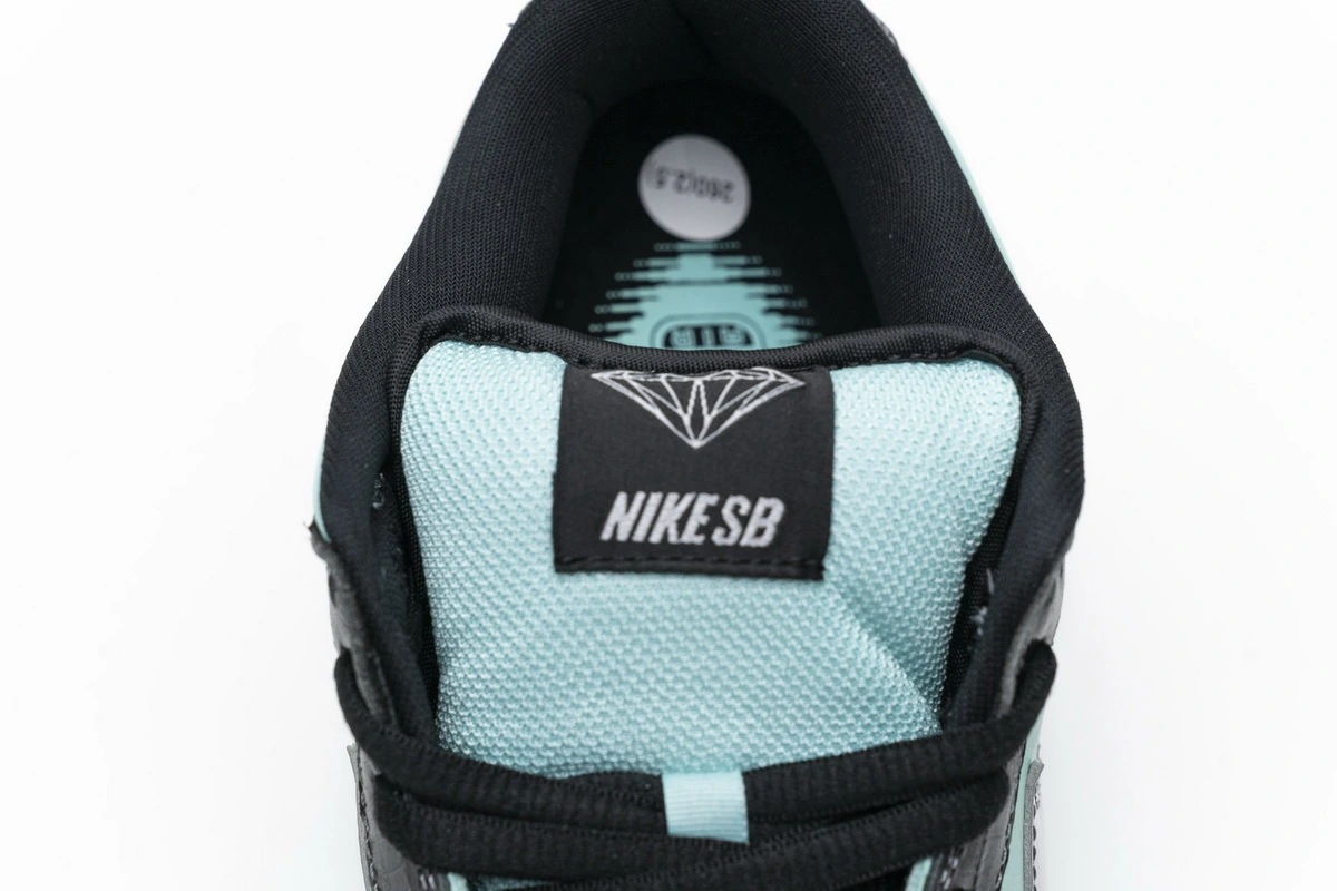 Nike Dunk SB Low Diamond Supply Co. Aqua Blue 304292-402 - Image 5
