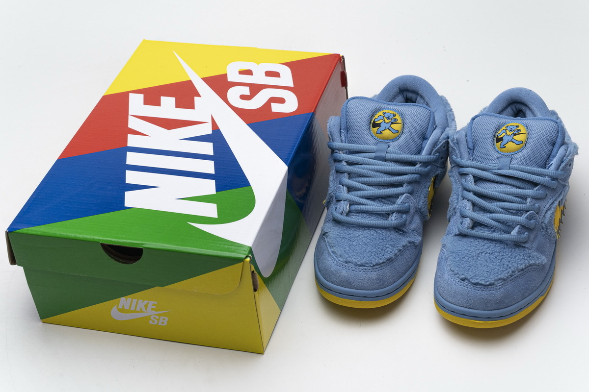 Nike Dunk SB Low Grateful Dead Bears Blue CJ5378-400 - Image 1