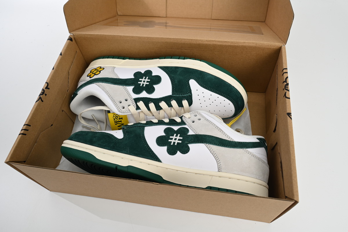 Nike SB Dunk Low WTP"MOSS" DUNK White Blue 124-93-034 - Image 4