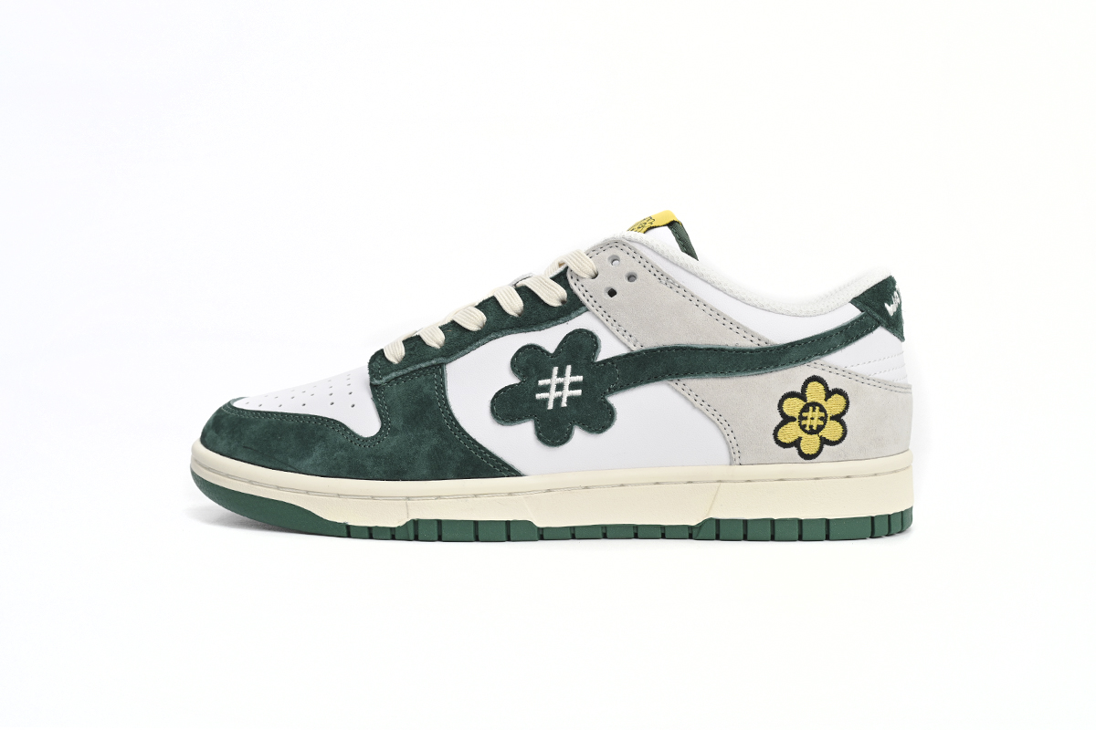 Nike SB Dunk Low WTP"MOSS" DUNK White Blue 124-93-034 - Image 1