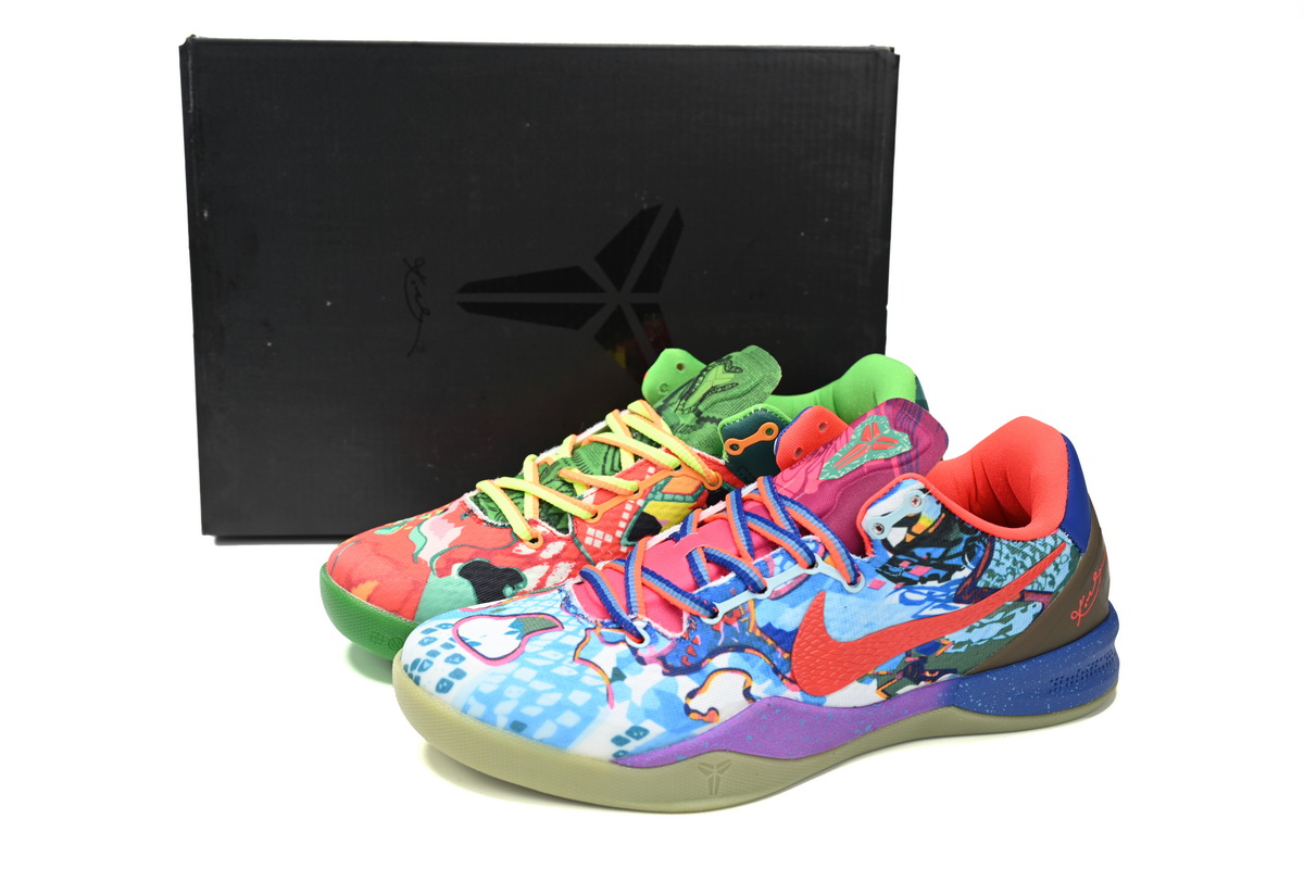 Nike What The Kobe 8 Electric Orange/Deep 635438-800 - Image 2