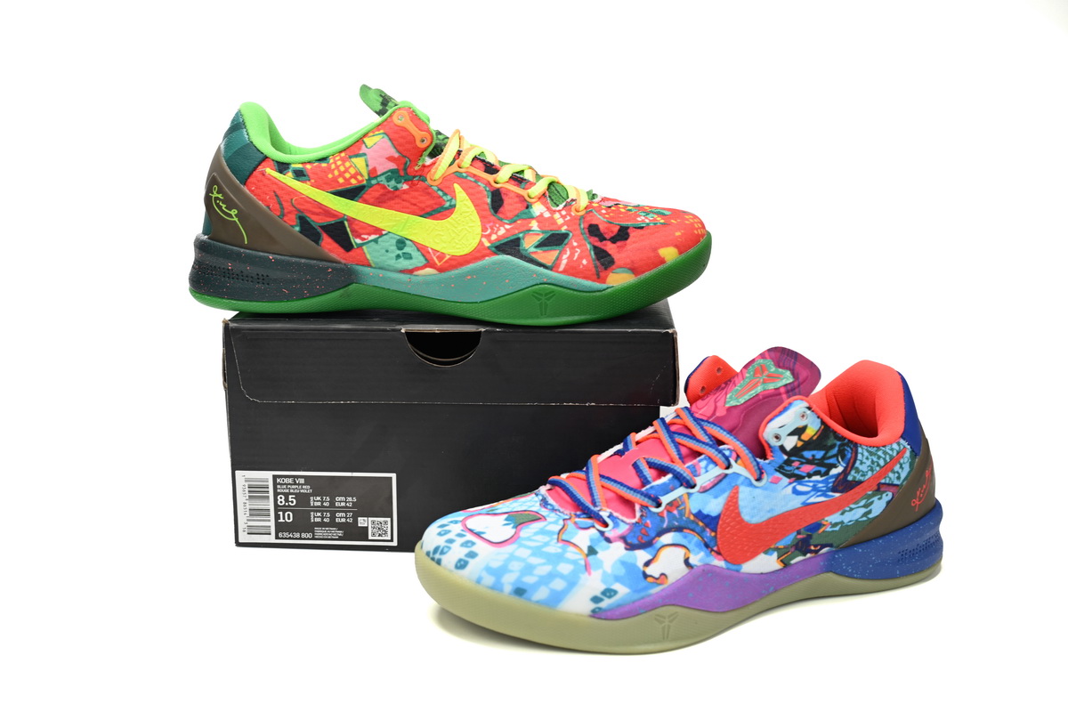 Nike What The Kobe 8 Electric Orange/Deep 635438-800 - Image 4